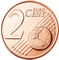 2 Cent Vorderseite I